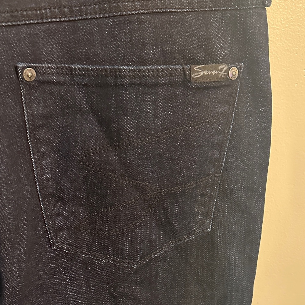 Seven7 Women's High Rise Jeans - Dark Blue‎ size 14 - Picture 7 of 8